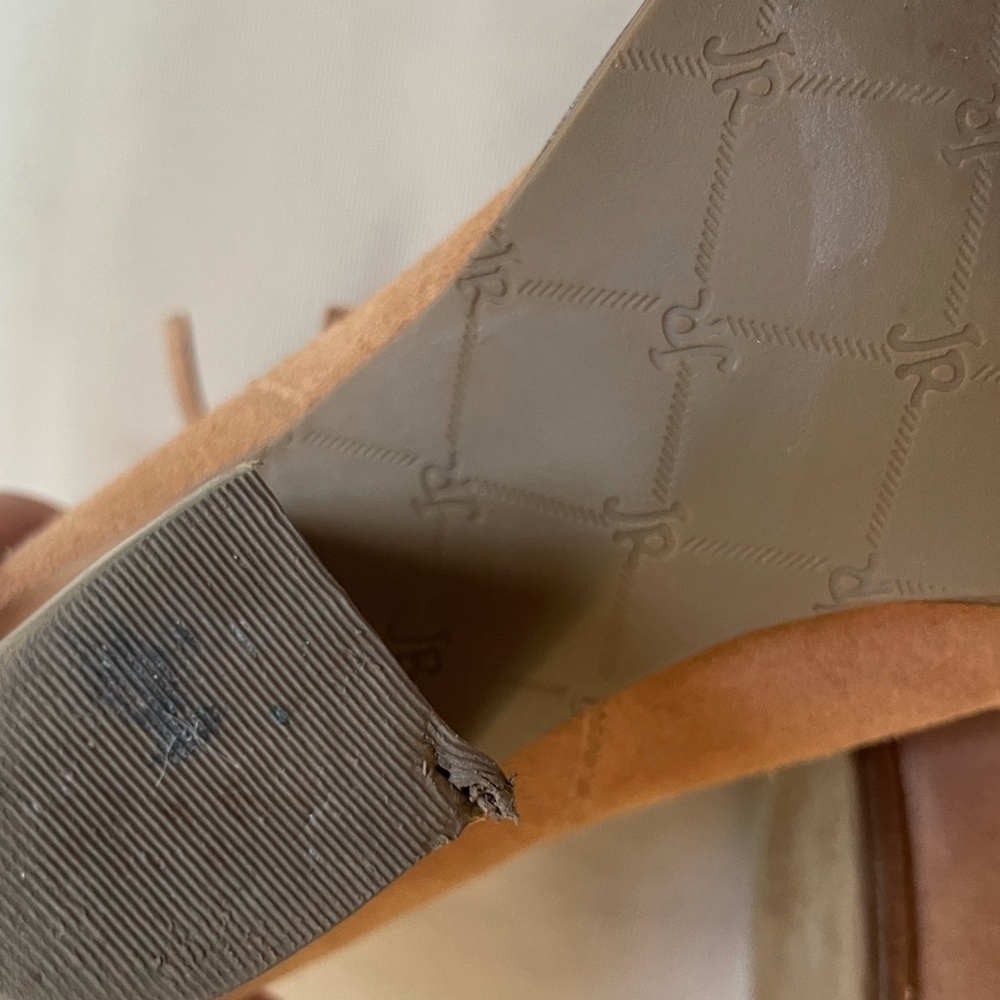 Jack Rogers Greer Suede Bootie in Oak Size 9 - Picture 9 of 11